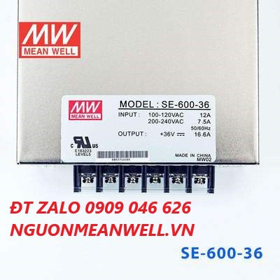 Bộ nguồn Meanwell SE-600-36