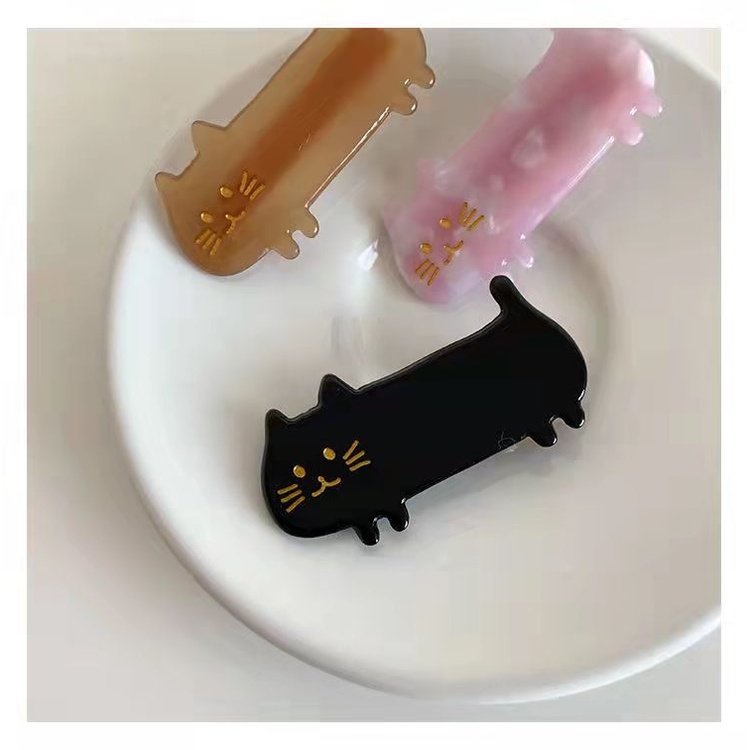 Kẹp Tóc Chú Mèo Vui Vẻ Phong Cách Hàn Quốc Dành Cho Bạn Gái