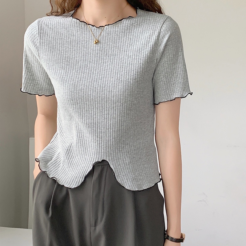 Áo thun NZN tay ngắn cổ tròn thời trang mùa hè dành cho nữ