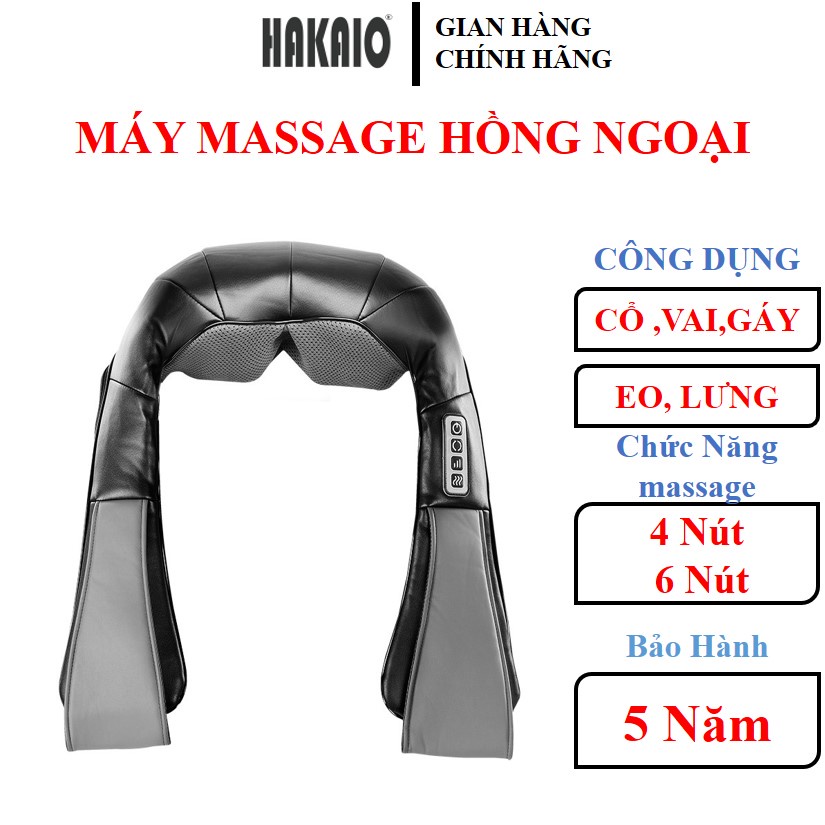 Máy Massage Cổ Vai Gáy Hồng Ngoại YOKO, Đai massage đa năng, massage vai gáy, bụng, Cổ, lưng eo, chân tay