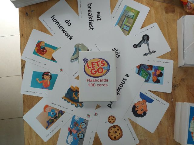 Flashcard Let's go 1, 3 + Phonics 1