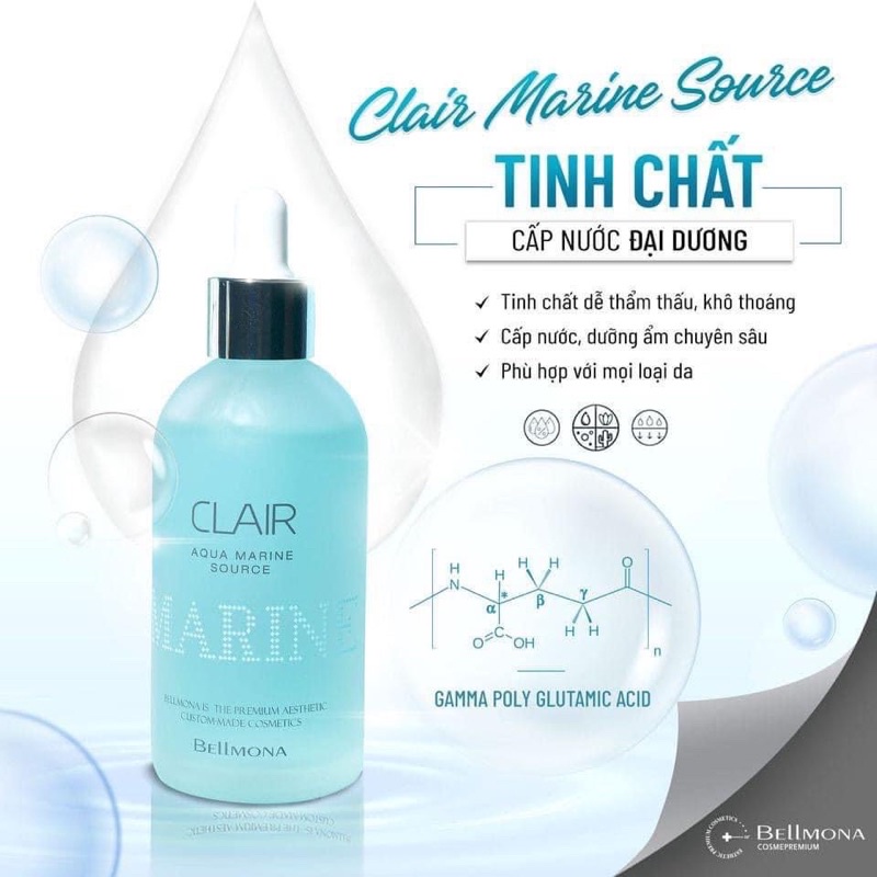 Tinh chất dưỡng ẩm cấp nước Clair Marine Source