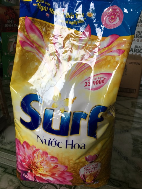 Bột giặt Surf 5,5kg khuyến mãi cực sốc. Giảm ngay 50k