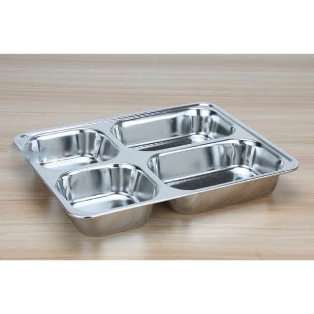 Khay cơm inox 4 ngăn