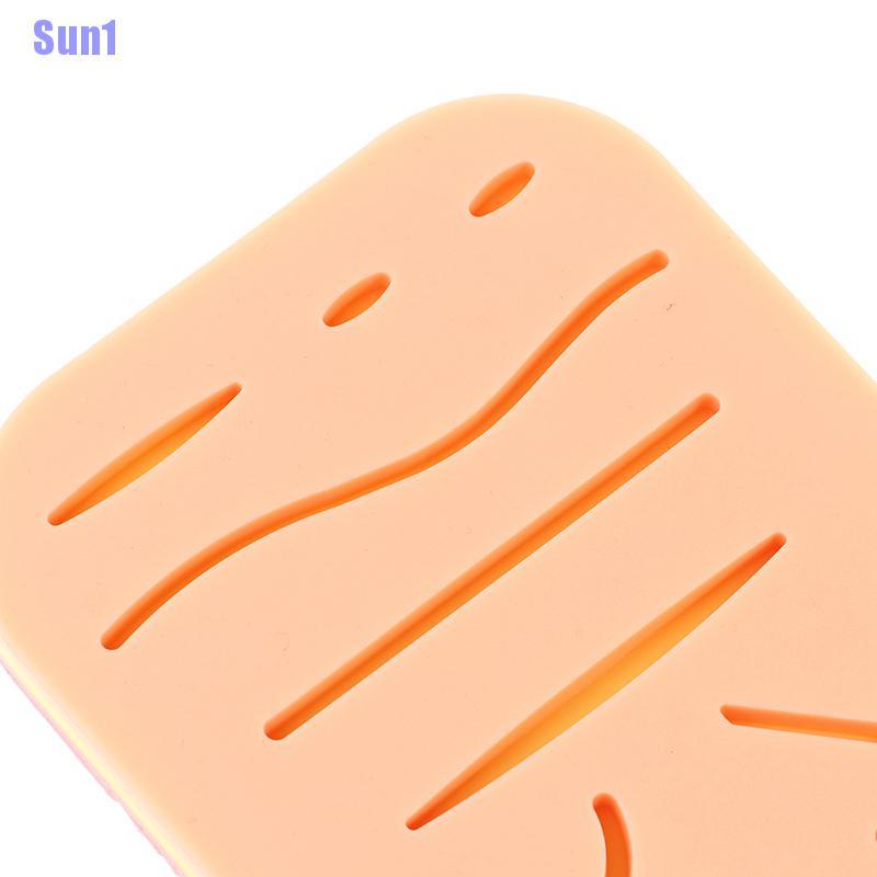 Miếng Đệm Giả Da 3 Lớp Bằng Silicone Dùng Luyện Tập Vết Thương