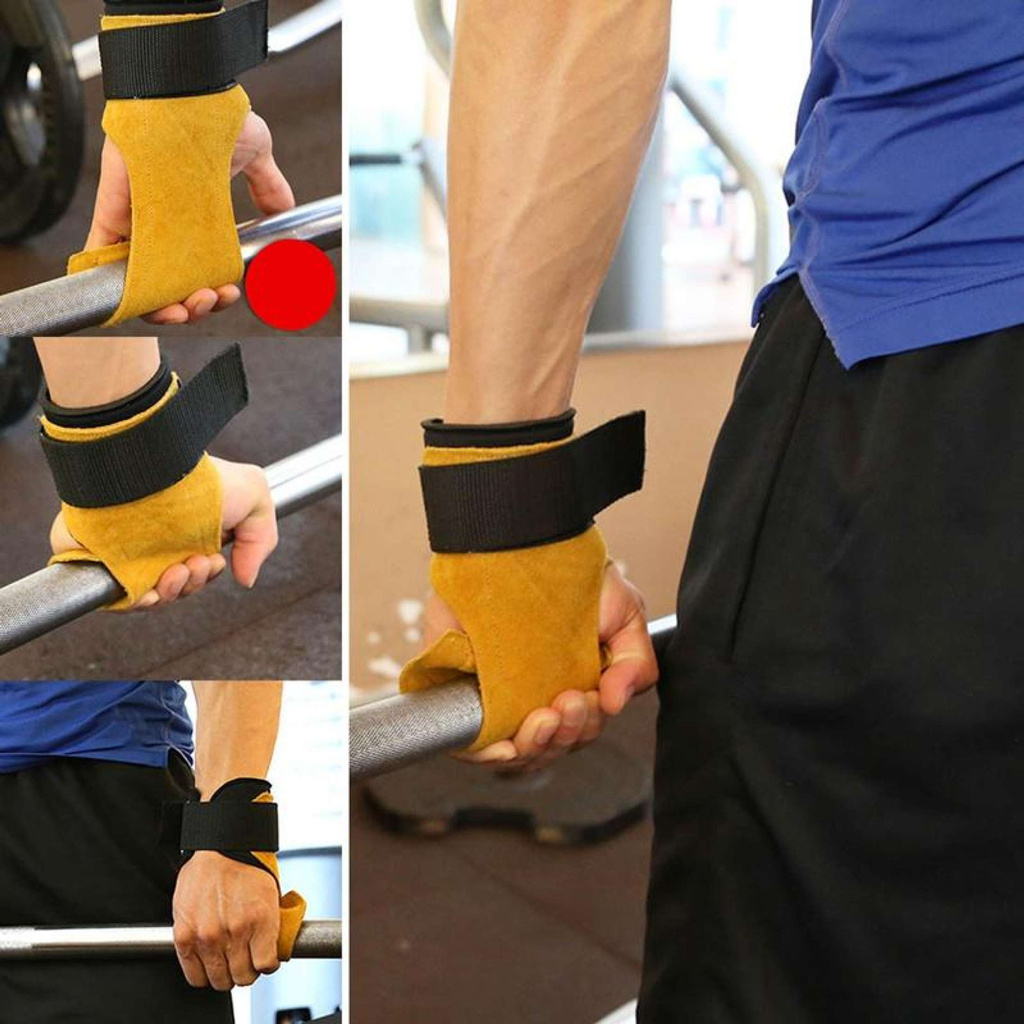 Humphreyi 1 Cử Tạ Tập Gym Da Găng Tay Cầm Chống Trơn Trượt Crossfit Thể Dục Bảo Vệ Lòng Bàn Tay-168-GroceryVN