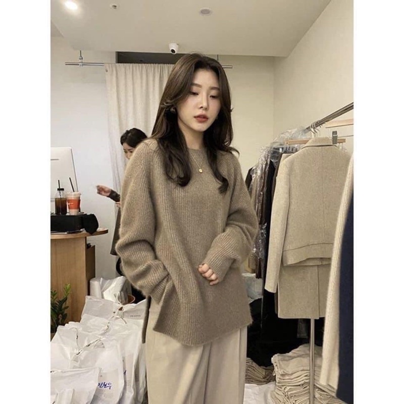 [Mã 2611THTRANG100K hoàn 10% xu đơn 99K] Áo len trơn QC xẻ vạt | BigBuy360 - bigbuy360.vn