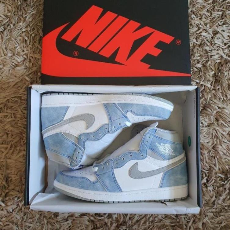 Giày Jordan high hyper royal, giày thể thao JD1 cao cổ xanh loang nỉ siêu hot giày kèm Box Bill