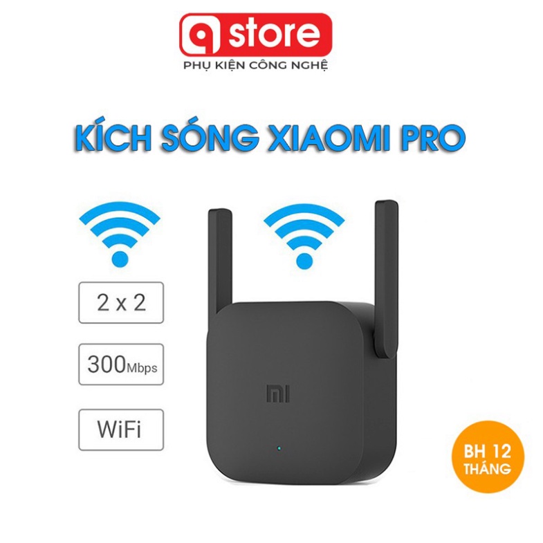 Kích Sóng Wifi Xiaomi Repeater Pro 2 râu - BH 1 năm - Hàng Chính Hãng