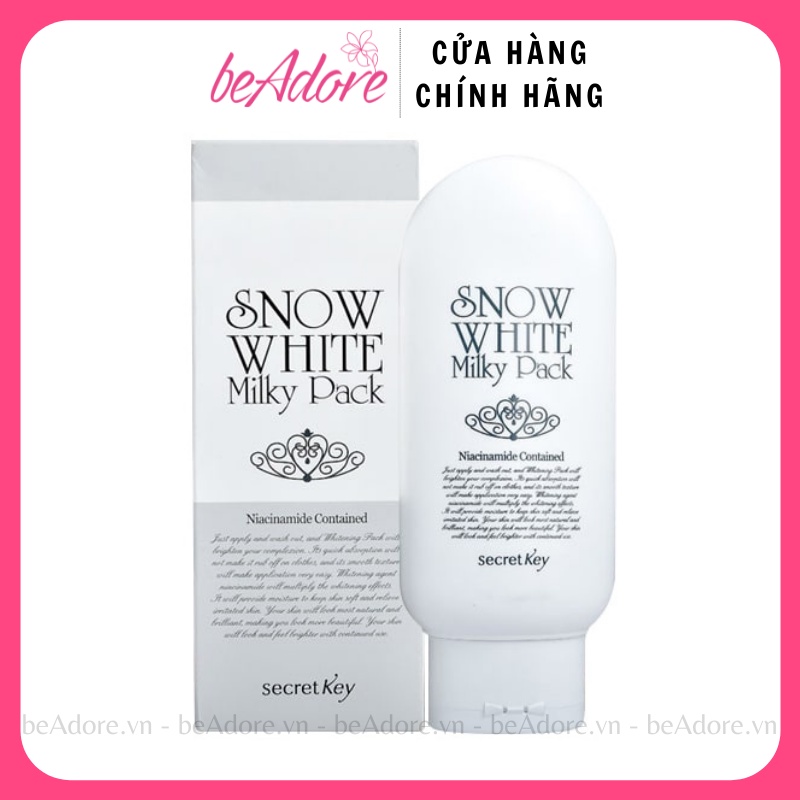 Kem Dưỡng Trắng Toàn Thân Secret Key Snow White Milky Pack (200ml)