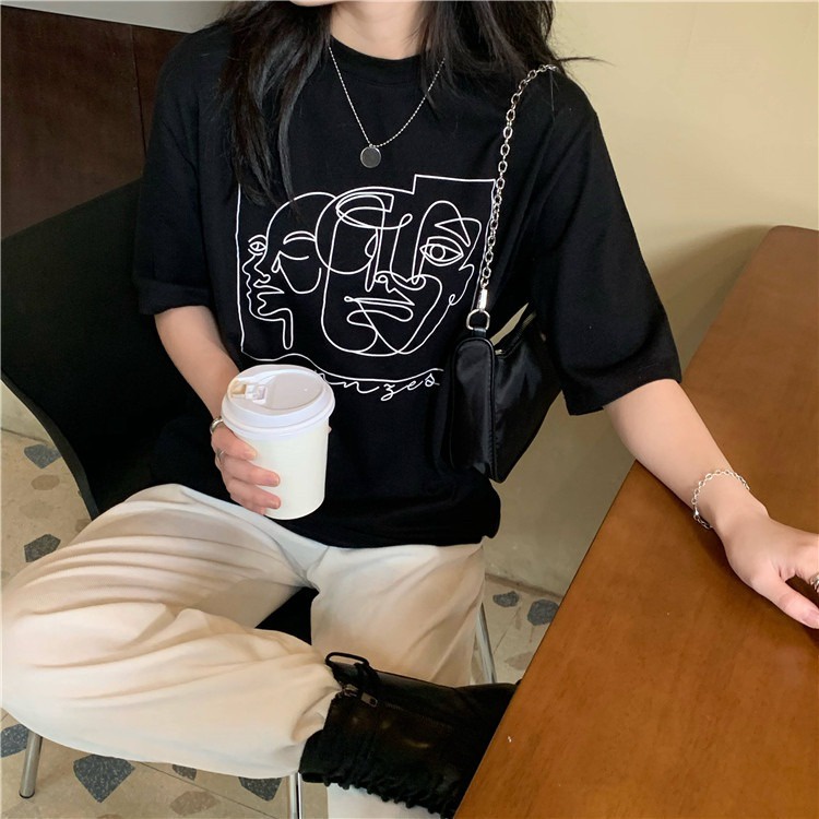 NRVP Áo Thun Tay Ngắn Cổ Tròn Thời Trang Mùa Hè Phong Cách Đường Phố Nhật Bản 2022 Cho Nữ