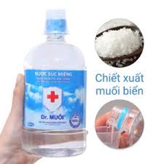 Nước súc miệng dr muối truyền thống 500ml/1000ml