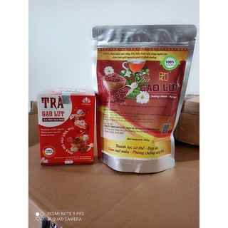 Sập sàn Trà gạo lứt đậu đen xạ đen 500g chuẩn Yến Beauty, Bình An