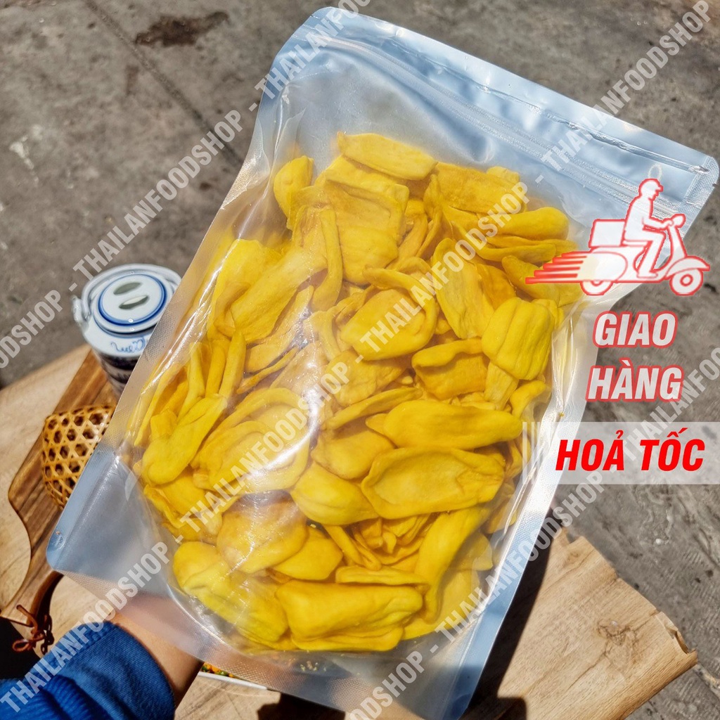 Mít Sấy Giòn Nguyên Miếng Hàng Xuất Khẩu Túi 500gr