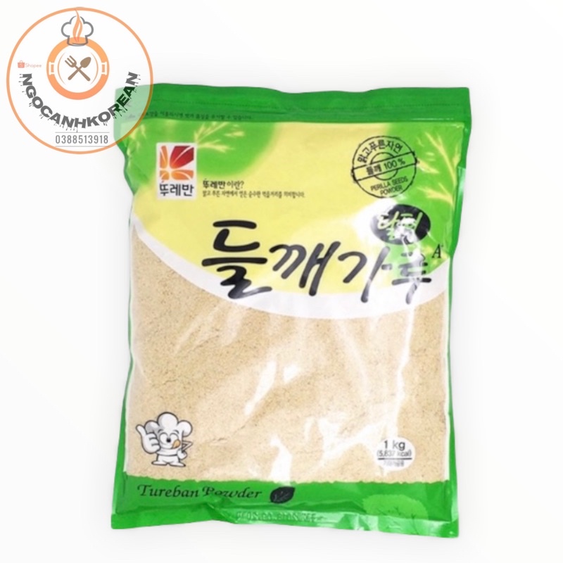 Bột vừng Bột mè Hàn Quốc 1kg 뚜레반)들깨가루(탈피)