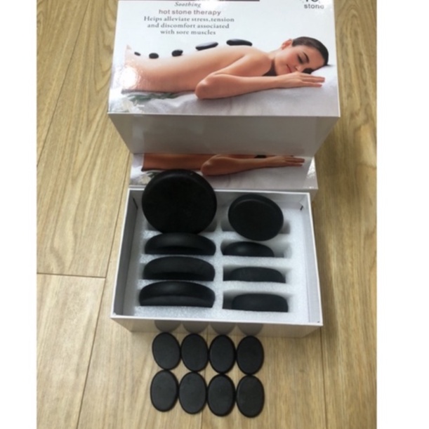 Bộ Đá Nóng Massage Dùng Trong Spa ( Đá nóng )
