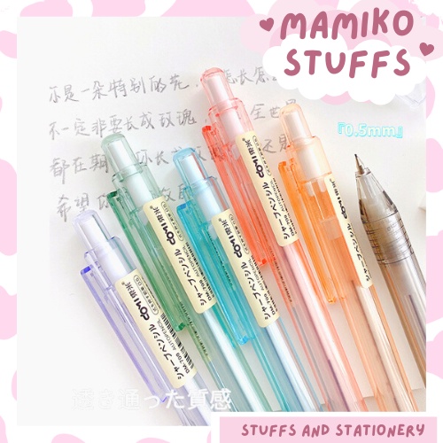 BÚT CHÌ BẤM TRONG SUỐT NGÒI 0.5 SIÊU XINH MINIMALIST