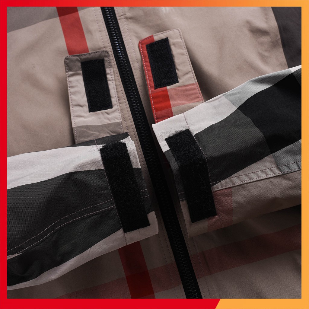 Áo khoác nam MŨ RỜI thời trang kẻ AKH01-BUR | BigBuy360 - bigbuy360.vn