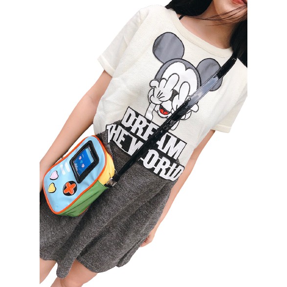 Đầm Thun Suông Form Rộng Mickey