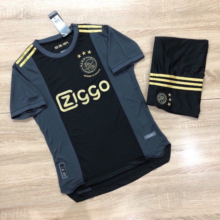 Áo Đá Bóng Ajax Đen Đỏ 2021 Cực Chất Vải Thái- Áo Thể Thao PP bởi Be Happy Sport