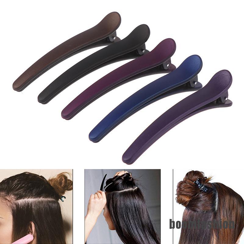Kẹp tóc mỏ vịt cá sấu bằng nhựa chống trượt cho nữ