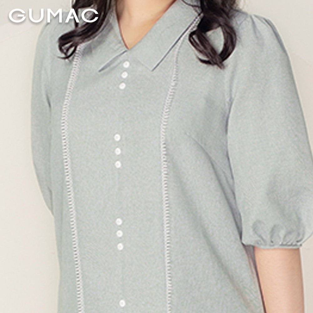 [Mã WABRGULUV giảm tới 100K đơn 249K] Đầm nữ oversize đăng ten GUMAC DA962 | BigBuy360 - bigbuy360.vn