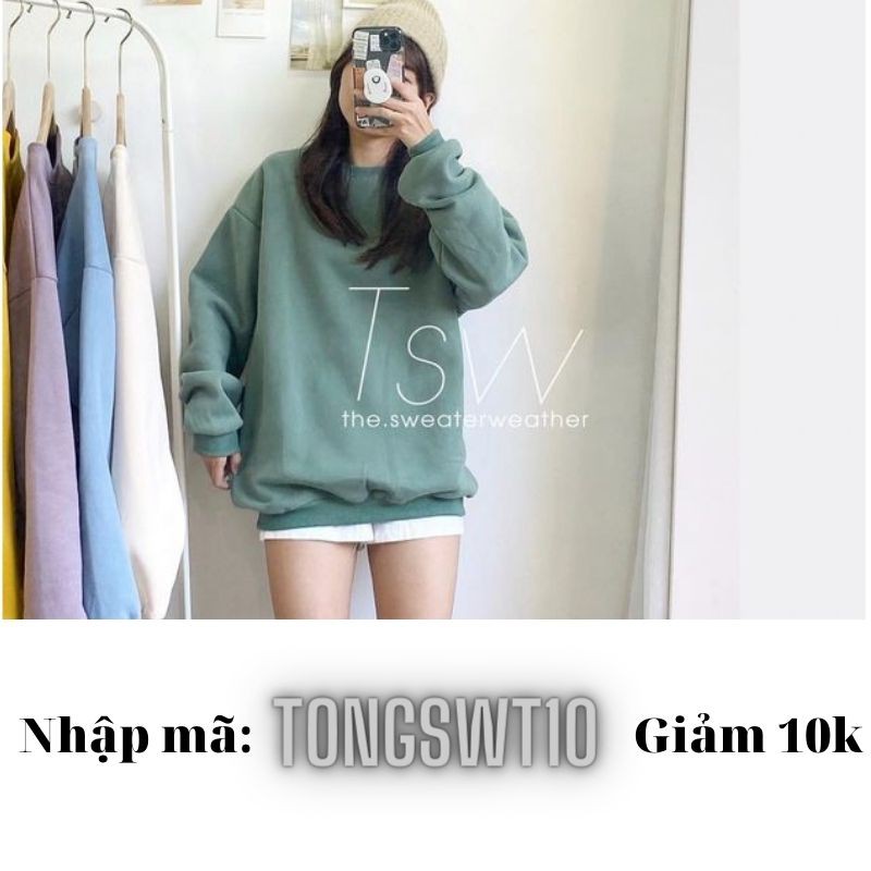 Áo Sweater Nỉ Bông ❤️ Áo nỉ ULZZANG form rộng UNISEX SIÊU HOT ❤️ | BigBuy360 - bigbuy360.vn