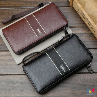 Ví cầm tay phong cách Hàn Quốc đẳng cấp doanh nhân- Bóp dài unisex cho nam nữ Manzo  VCT004