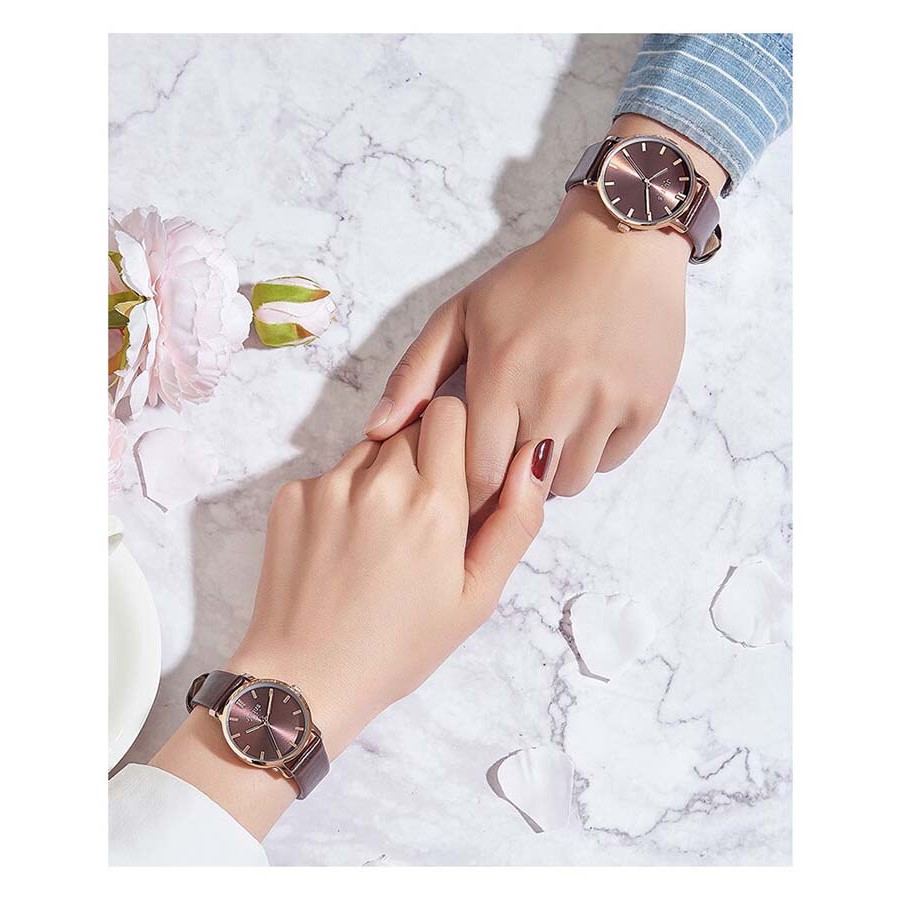 Đồng hồ nữ Julius JA1200 dây da | Julius Official