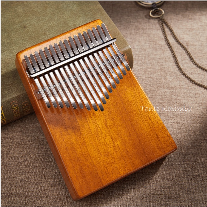 Đàn kalimba 17 phím gỗ Mahogany âm vang trầm ấm cho bạn mới tập chơi hoặc làm quà sinh nhật tặng bạn gái tặng bạn