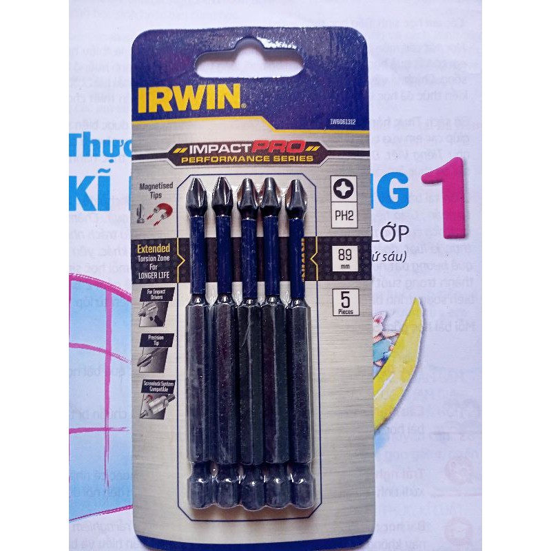 Bộ 5 mũi vít Irwin 9cm