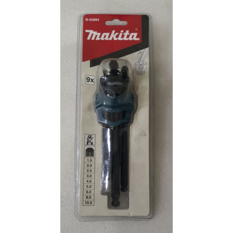 Bộ Lục giác 1.5-10mm Makita B-65894 (9 chi tiết)