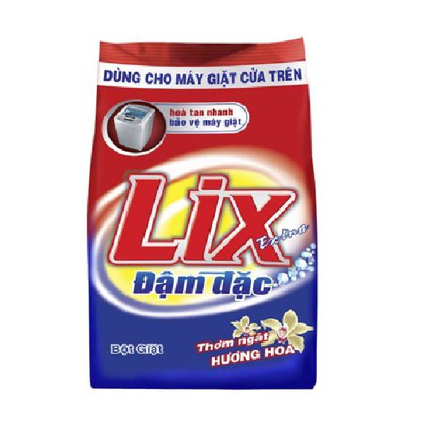 Bột Giặt LIX Extra Đậm Đặc 6Kg ED036 - Dùng Cho Máy Giặt Cửa Trên, Tẩy Sạch Vết Bẩn Mạnh Gấp 2 Lần