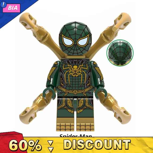 Mô hình lắp ghép nhân vật Spiderman siêu anh hùng đồ chơi cho trẻ em