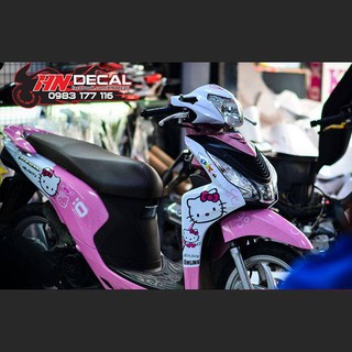 Tem Trùm Vision Hồng Trắng Hello Kitty