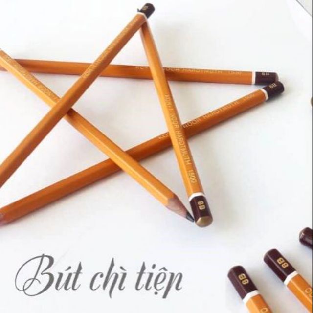 Chì Tiệp - Koh vàng / combo cây nối chì, cây di chì, tẩy 4B, bột than chì