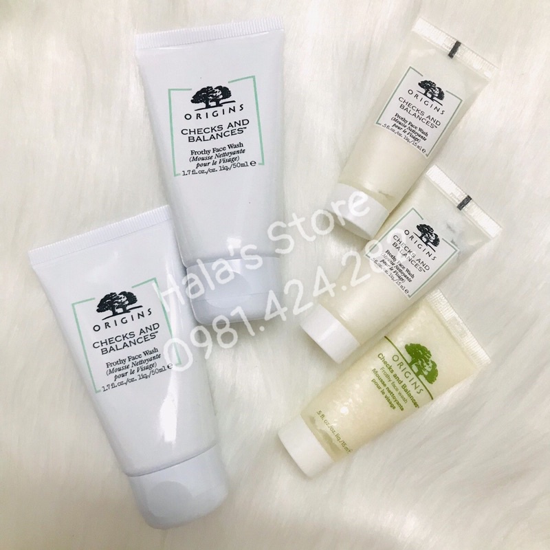 Sữa rửa mặt Origins Check and Balance Frothy Face Wash