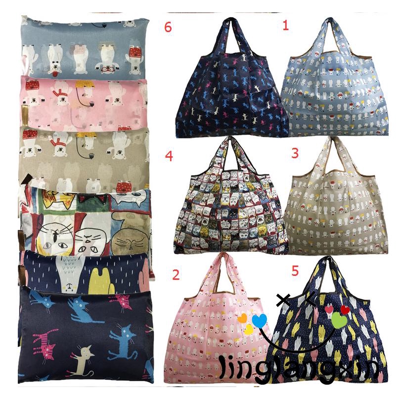 LLX-Túi xách mua sắm dạng gập tiện dụng