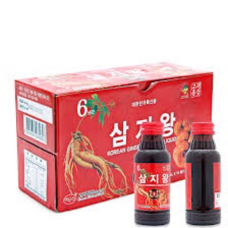 Nước Hồng Sâm Linh Chi Thượng Hạng Kgs Hàn Quốc Hộp 10 Chai X 100ml