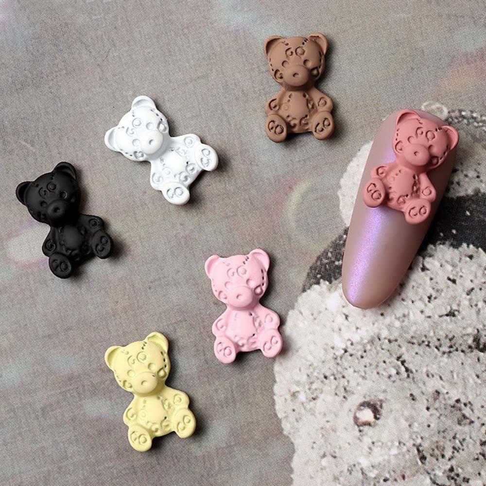 Bear Nail Art Decoration Fashion Three-dimensional Cartoon DIY Nail Art Decoration