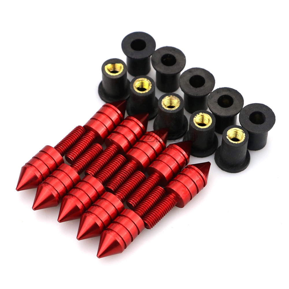 Bộ 10 Ốc Vít Phụ Tùng Cho Kính Chắn Gió Xe Máy YAMAHA R15M R15v4 R15v3 m5