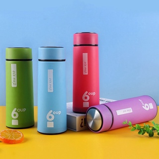 Bình giữ nhiệt 6 oup lõi thủy tinh nắp inox - bình nước giữ nhiệt 450ml yeloshop01
