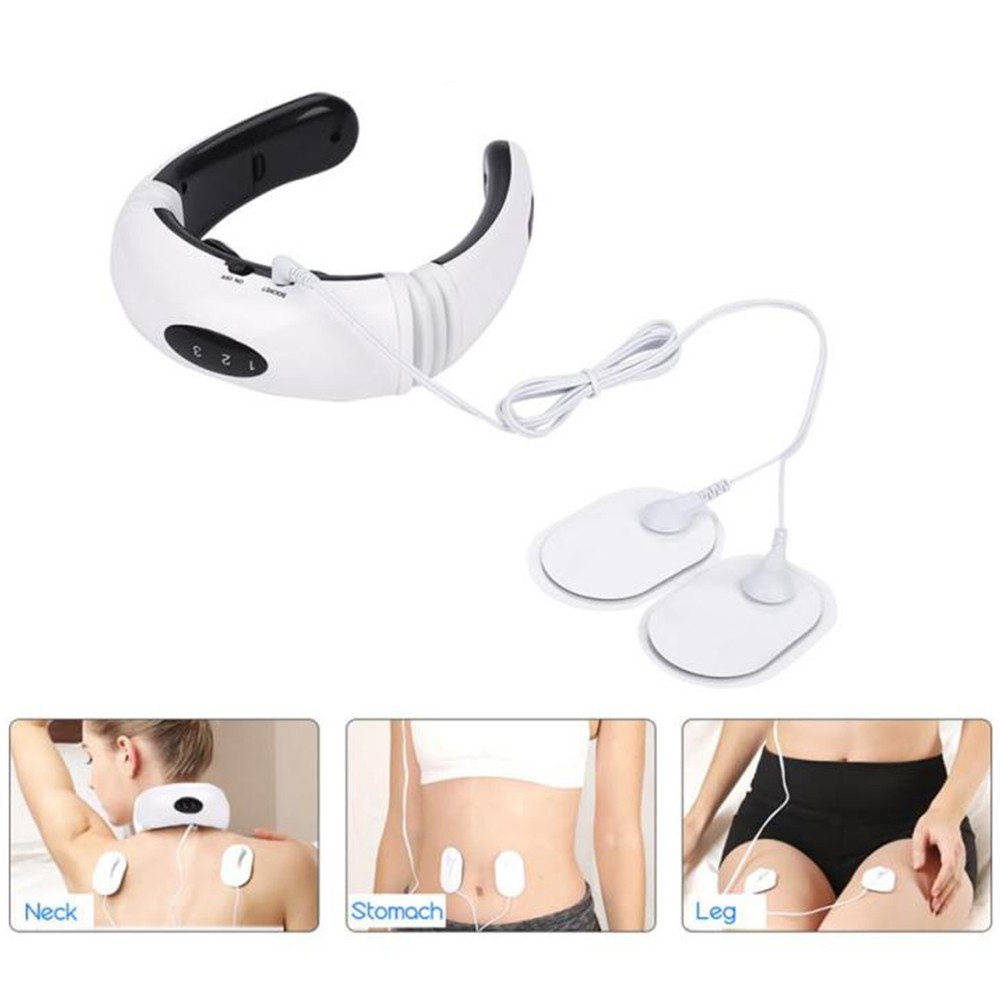 Máy Mát Xa Cổ Vai Gáy, Máy Massage Cầm Tay, Máy Massage Cổ Vai Gáy Xung  Điện Từ Cao Cấp [ Tặng 2 miếng dán massage ] | Shopee Việt Nam