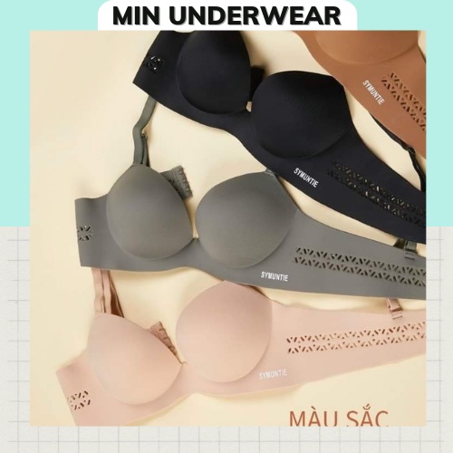 Áo Ngực Nữ, Áo Lót Su Đúc Symuntye Không Gọng Mềm Nâng Ngực Min Underwear - 62433