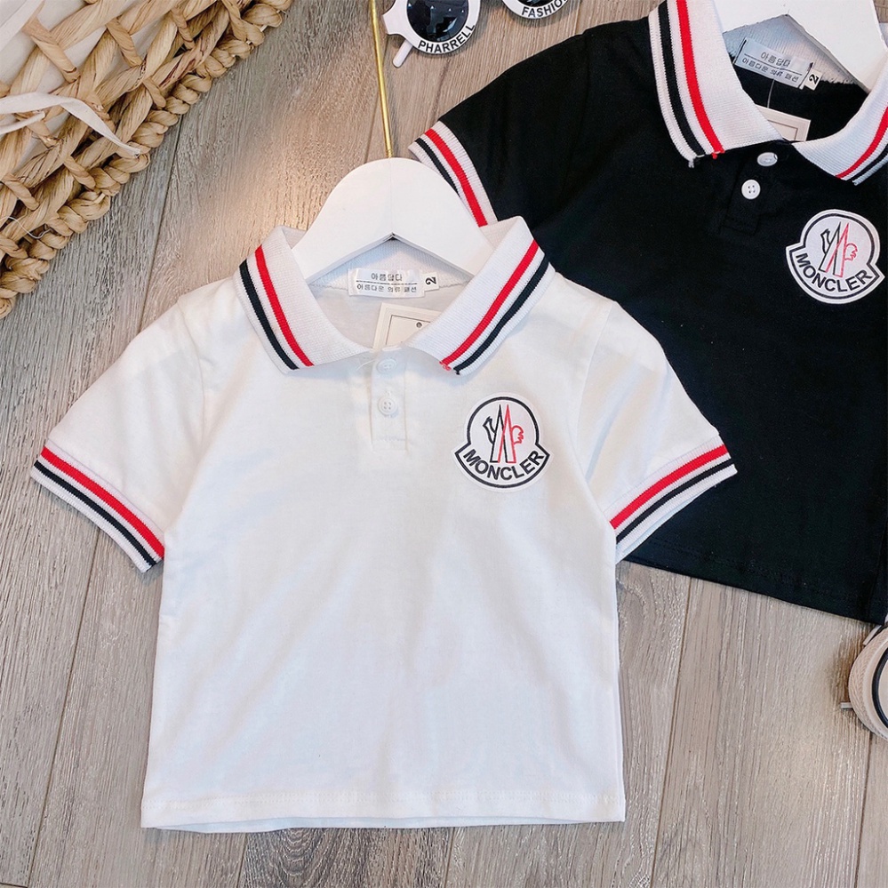 Áo polo cotton cộc tay trẻ em trơn đáng yêu cho bé trai từ 8-19kg LILIKIDS PL01