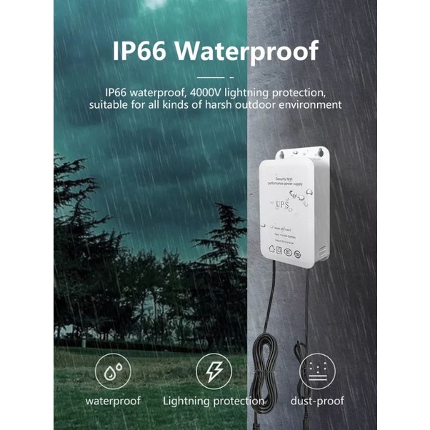 Pin dự phòng cho camera wifi dung lượng cao hoạt động 6h - 8h sau khi cúp điện