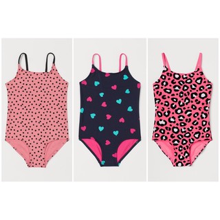 Áo bơi navy tim HM H&M sz 2-4, 4-6y fom nhỏ_hàng chính hãng authentic