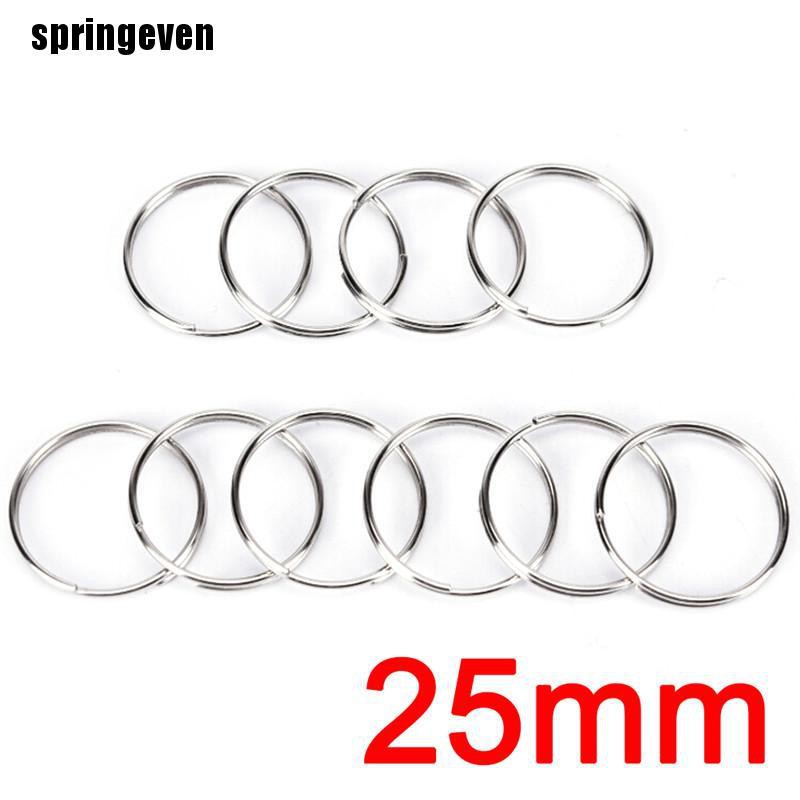 Set 10 Vòng Thép Niken Gắn Chìa Khóa Tiện Dụng