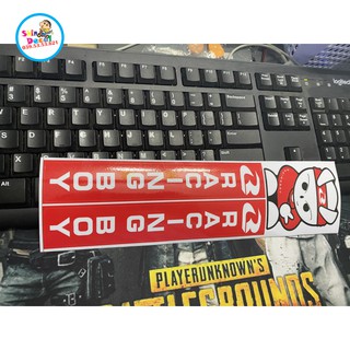 [SHIN DECAL] Tem dán phuộc xe máy racing boy