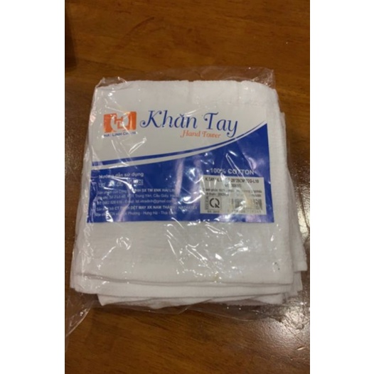 Khăn Trắng Vuông, Khăn Tem 25x25 Cotton 100%, Khăn Lau Tay Thấm Hút Nước Tốt(Teon.vn) | BigBuy360 - bigbuy360.vn